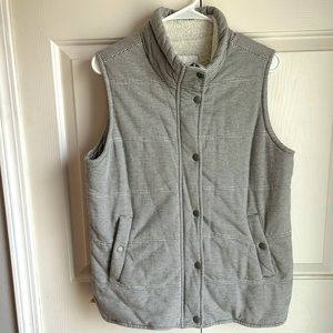 Thread and Supply Sherpa-Lined Striped Vest